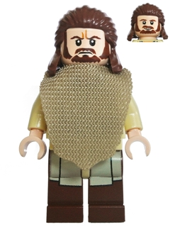 LEGO Minifigure -- Qui-Gon Jinn (Poncho, Printed Legs - 75096)-Star Wars / Star Wars Episode 1 -- SW0651 -- Creative Brick Builders